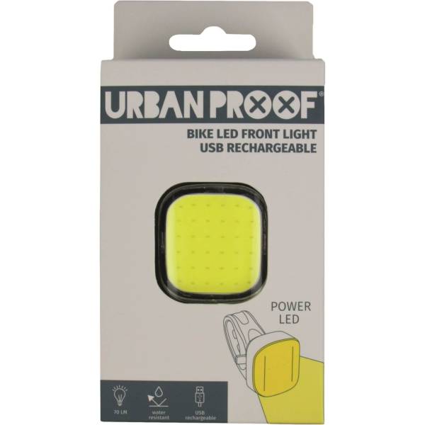 Urban Proof Scheinwerfer LED Akku USB - Gelb