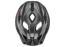 Uvex Active Fahrradhelm Anthrazit/Rot - 56-60 cm