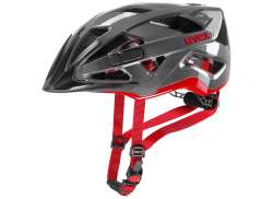 Uvex Active Fietshelm Antraciet/Rood - 56-60 cm
