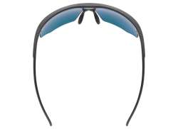 Uvex Aerios Lunettes Mirror Rouge - Mat Noir