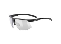 Uvex Aerios V Cycling Glasses Smoke - Mat Black