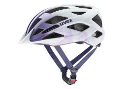 Uvex Air Asa 2 cc Crian&ccedil;as Capacete De Ciclismo Lil&aacute;s/Branco - 52-57 cm