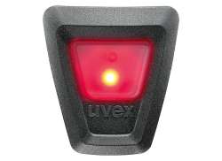 Uvex Attacco-In LED Per. Active Rosso - Nero/Rosso