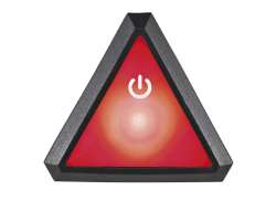 Uvex Attacco-In LED Per. Quatro / Gravel Rosso - Nero/Rosso