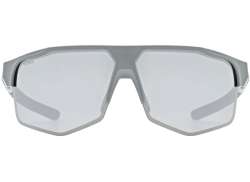 Uvex Axos Set Radsportbrille Mirror Silber - Matt Grau
