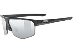 Uvex Axos Set Radsportbrille Mirror Silber - Matt Schwarz
