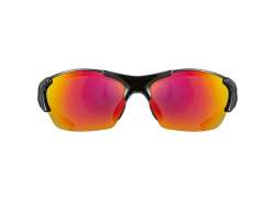 Uvex Blaze III Cycling Glasses Mirror Red - Black/Red