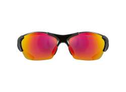 Uvex Blaze III Cykelbriller Mirror Rød - Sort/Rød