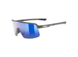 Uvex Dyrt Okulary Rowerowe Mirror Niebieski - Mat Smoke