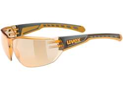 Uvex Equate Cycling Glasses Orange - Smoke/Orange