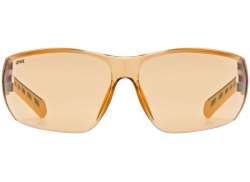 Uvex Equate Cycling Glasses Orange - Smoke/Orange