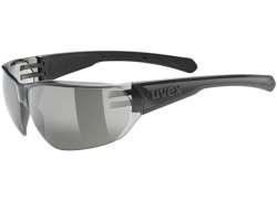 Uvex Equate Cykelglas&auml;gon Mirror Smoke - Matt Svart