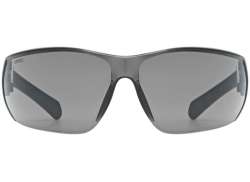 Uvex Equate Fietsbril Mirror Smoke - Mat Zwart