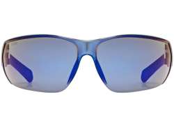 Uvex Equate Gafas De Ciclista Mirror Azul - Matt Negro/Azul
