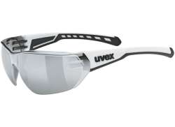 Uvex Equate Radsportbrille Mirror Silber - Matt Weiß
