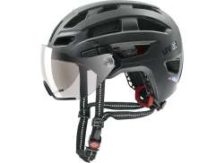 Uvex Finale Visor Casco Ciclista Matt Negro - 52-57 cm