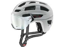 Uvex Finale Visor V Cycling Helmet Mat Papyrus