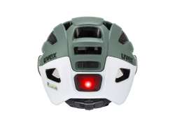 Uvex Finale Visor V Cycling Helmet Moss Green/Cloud - 52-57