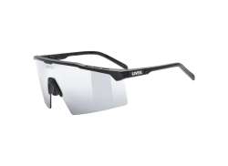 Uvex Flowline Cycling Glasses Mirror Silver - Mat Black