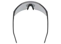 Uvex Flowline Lunettes Mirror Argent - Mat Noir