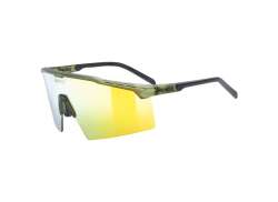 Uvex Flowline Occhiali Da Ciclismo Mirror Gold - Matt Oliva