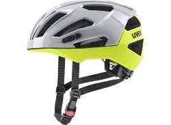 Uvex Gravel X サイクリング ヘルメット Rhino/Neon Geel