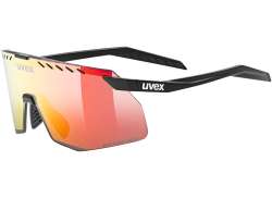 Uvex Hastighed Stage S CV Cykelbriller Mirror R&oslash;d - Matt Sort