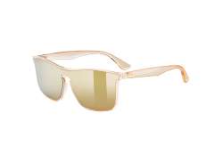 Uvex Heyday Cycling Glasses Mirror Gold - Clear Gold