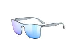 Uvex Heyday Okulary Rowerowe Mirror Niebieski - Clear Smoke