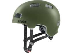 Uvex HLMT 4 CC Childrens Cycling Helmet Mat Forest