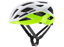 Uvex I-Volute サイクリング ヘルメット ホワイト/ネオン イエロー White/Neon Yellow