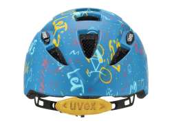 Uvex Kid 2 CC Kinder Fietshelm Blauw/Let`s Ride