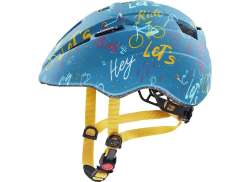 Uvex Kid 2 CC Para Ni&ntilde;os Casco Ciclista Blauw/Let`s Ride