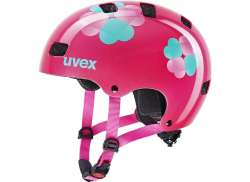 Uvex Kid 3 Dzieciece Kask Rowerowy R&oacute;zowy Flower - 55-58 cm