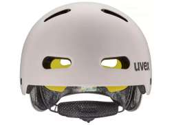 Uvex Kid 4 Style Mips Childrens Helmet Mat Warm Gray - 51-5