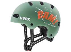 Uvex Kid 4 Style Para Ni&ntilde;os Casco Ciclista Bam Verde/Papaya - 51-55cm
