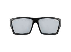 Uvex LGL 29 S3 Cycling Glasses Mirror Silver - Matt Black