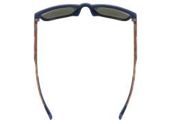 Uvex Lgl 42 Gafas De Ciclista Mirror Plata - Matt Azul/Havanna
