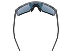 Uvex Mtn Perform S Cycling Glasses Mirror Blue - Matt Black