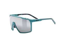 Uvex Mtn Perform S Okulary Rowerowe Mirror Srebrny - Mat Teal