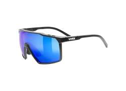 Uvex Mtn Perform S Radsportbrille Mirror Blau - Matt Schwarz