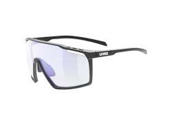 Uvex MTN Perform V Gafas De Ciclista Ligero Mirror Azul - Matt Negro