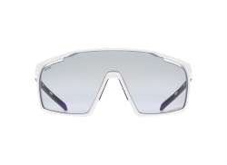 Uvex MTN Perform V Glasses Lite Mirror Blue - Matt White