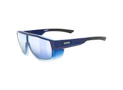 Uvex Mtn Style CV Cycling Glasses Mirror Blue - Matt Blue