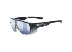 Uvex Mtn Style CV Cycling Glasses Mirror Silver - Matt Black