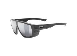 Uvex Mtn Style P Cycling Glasses Mirror Silver - Matt Black
