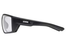 Uvex Mtn Venture V Cycling Glasses Mirror Smoke - Mat Black