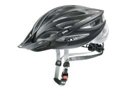 Uvex オーバーサイズの サイクリング ヘルメット マット ブラック/シルバー