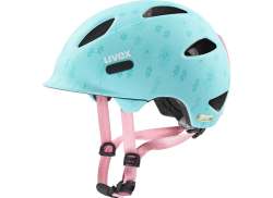 Uvex Oyo Style Enfant Casque De V&eacute;lo Mat Cyan/Fleurs - 45-50 cm