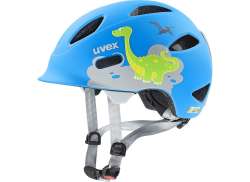 Uvex Oyo Style Kinder Fietshelm Mat Blauw/Dino - 45-50 cm